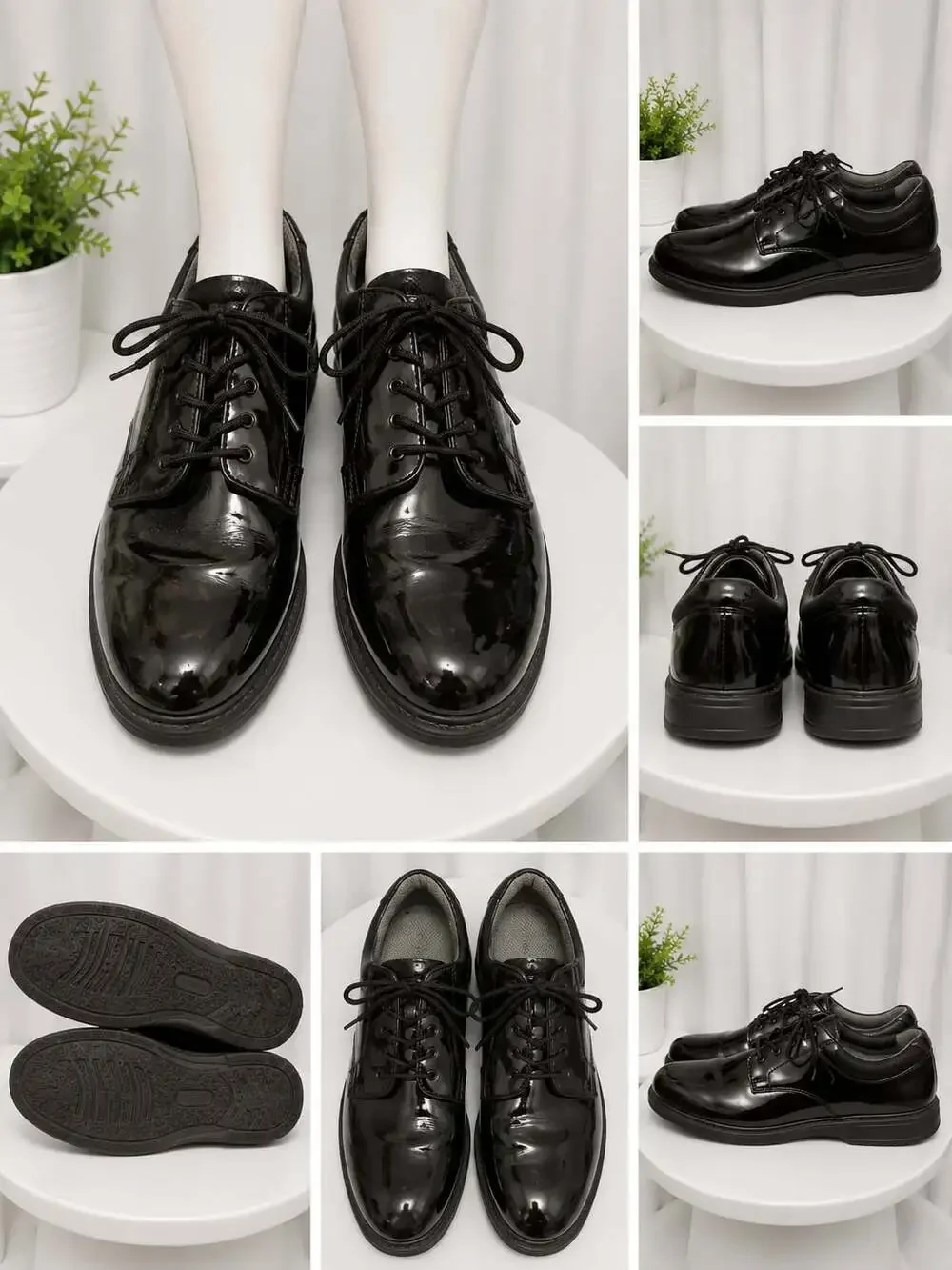 Rothco Uniform Hi-Gloss Oxford Dress Shoes, Size 11